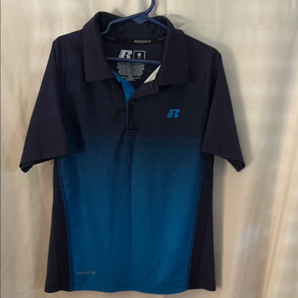 Russell Athletic Kids Polo - Navy and Blue